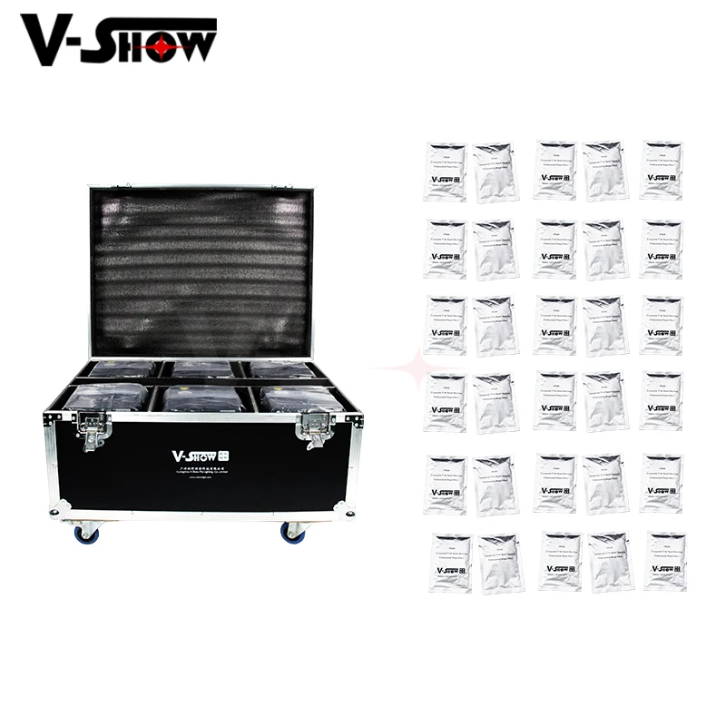 6 шт с Flightcase и 30 пакетов порошок 750 Вт холодная Искра фейерверк Машина DMX пульт