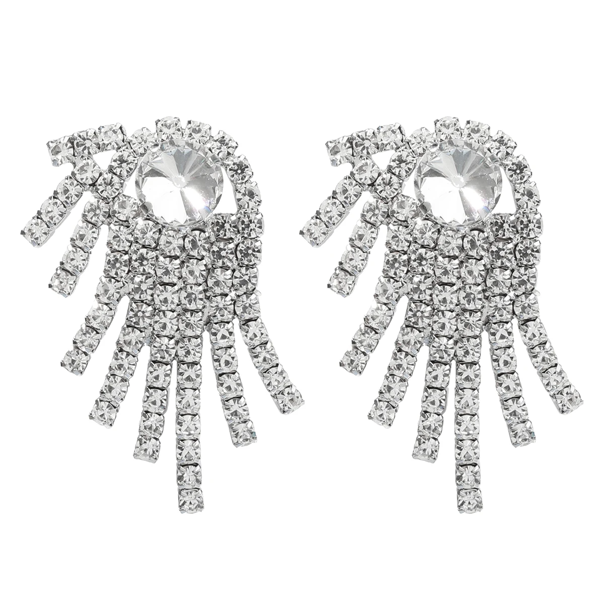 

2021 New Geometric Rhinestone Earrings Earrings Ladies Fashion Jewelry Girls Holiday Earrings Fashion Accessories