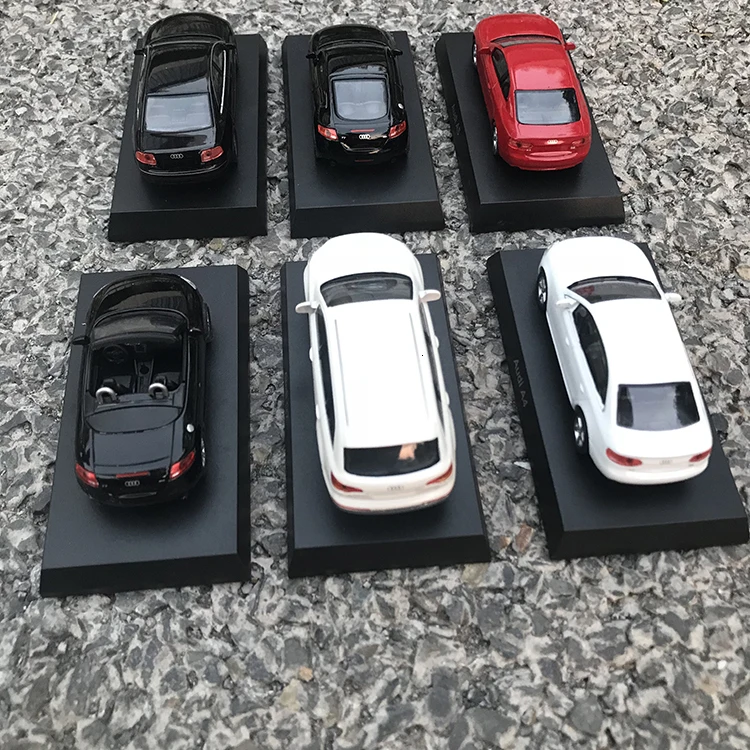 Специальный литой металл 1/64 больше немецких моделей автомобилей A3 A4 A5 A8 R8 S6 A6 Tt домашний дисплей коллекционные игрушки для детей