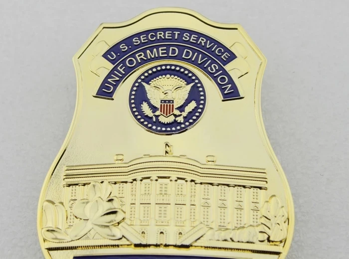 Классическая униформа Секретная служба США/офицер USSS копия Фильма Prop Pin Badge