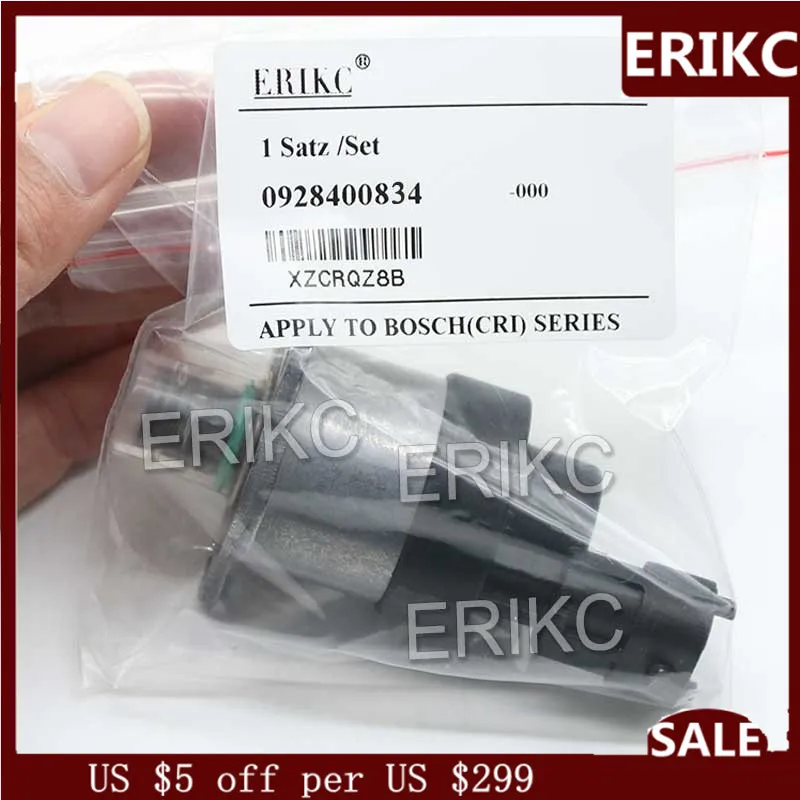

ERIKC 0928400834 Auto Engine Systems 0928 400 834 (45022067F) Fuel Metering Valve SCV for pump 0445010238 and 0445010431