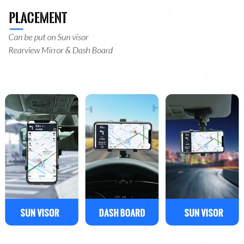 car phone holder dashboard sunvisor support telephone in car suporte celular universal phone mount stand soporte free global shipping