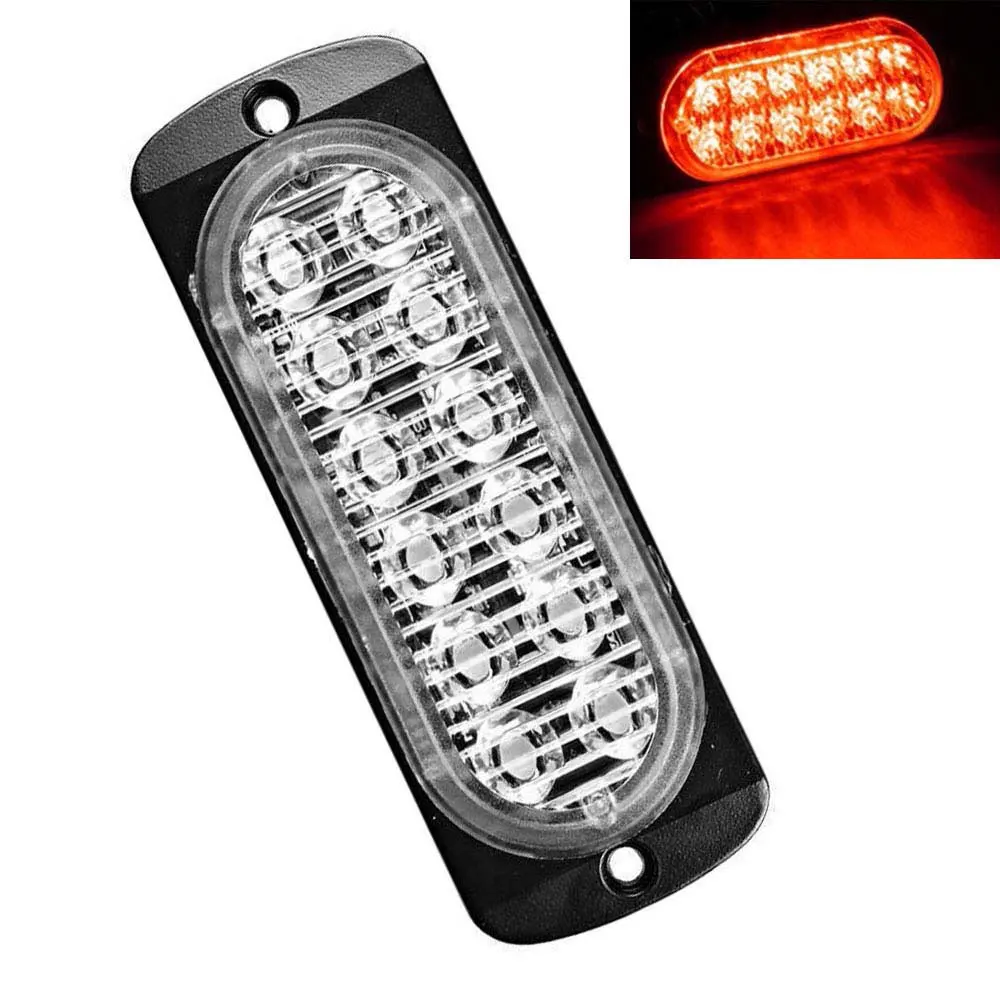 

Cars 12LED 12V Marker Light Indicator Light Warning Waterproof Side Light