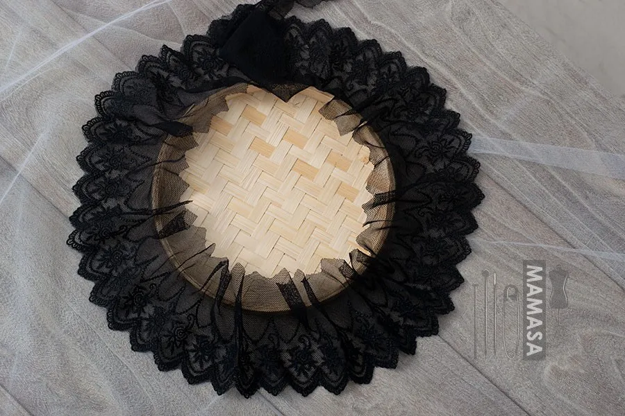 2 ярда/9 5 см мягкая слоновая кость тюль сетка цвета слоновой кости Черная Ткань