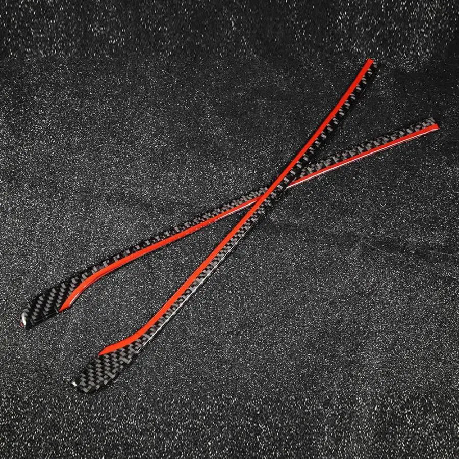 2 шт зеркало заднего вида анти натирает полосы красный накладка из углеродного