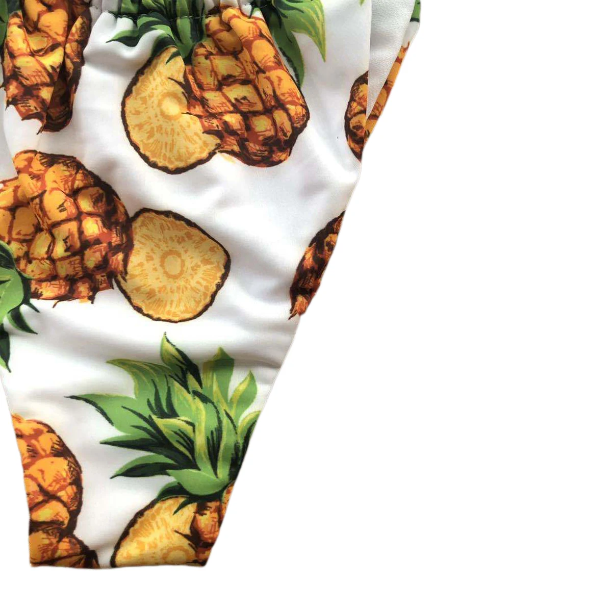 

Meihuida Summer Ladies Split Bikini Set, Adults Women Creative Pineapple Printing Lace Up Sexy Strapless Type Bikini