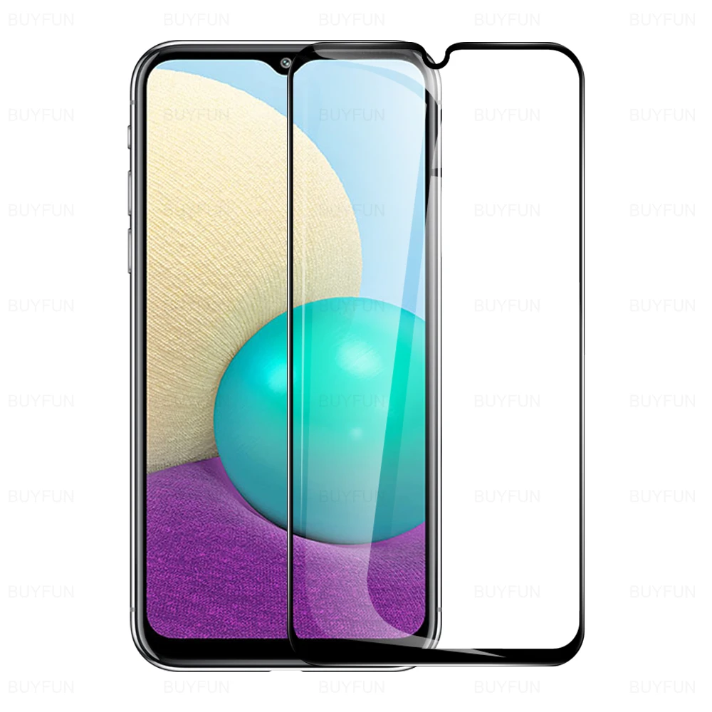 

4 IN 1 Tempered Glass For Samsung Galaxy A02 6.5'' Camera Lens For Samsung A 02SM-A022F/DS A02s HD Protective Cover Screen FIlm
