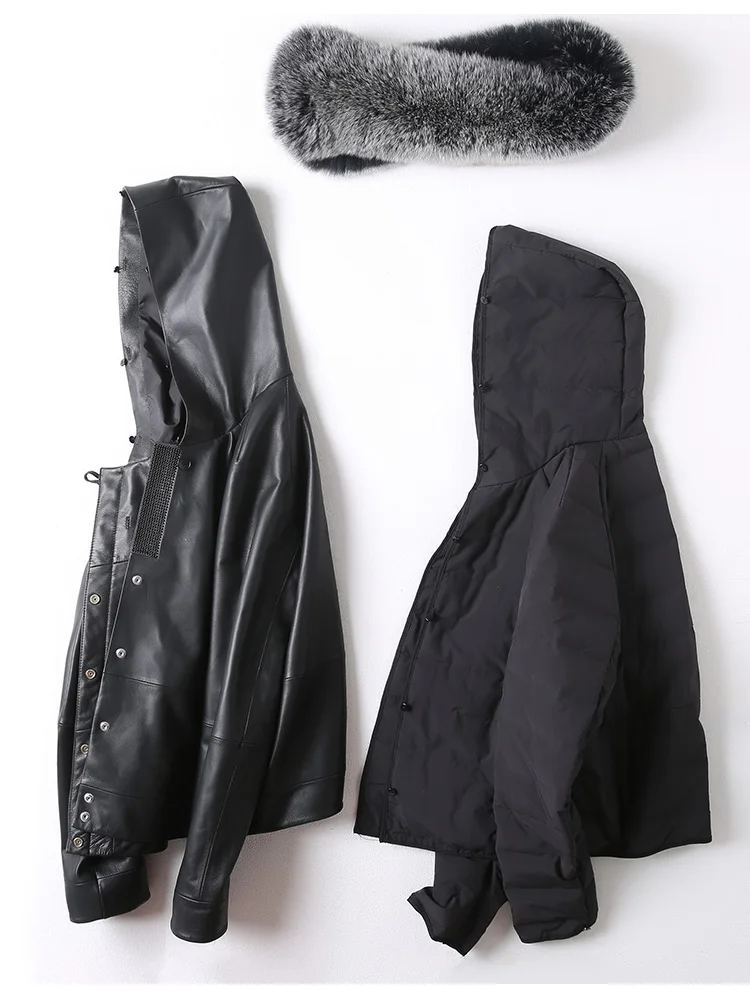 Дубленка куртка на осень зиму женская одежда 2021 в Корейском стиле с рисунком лисы