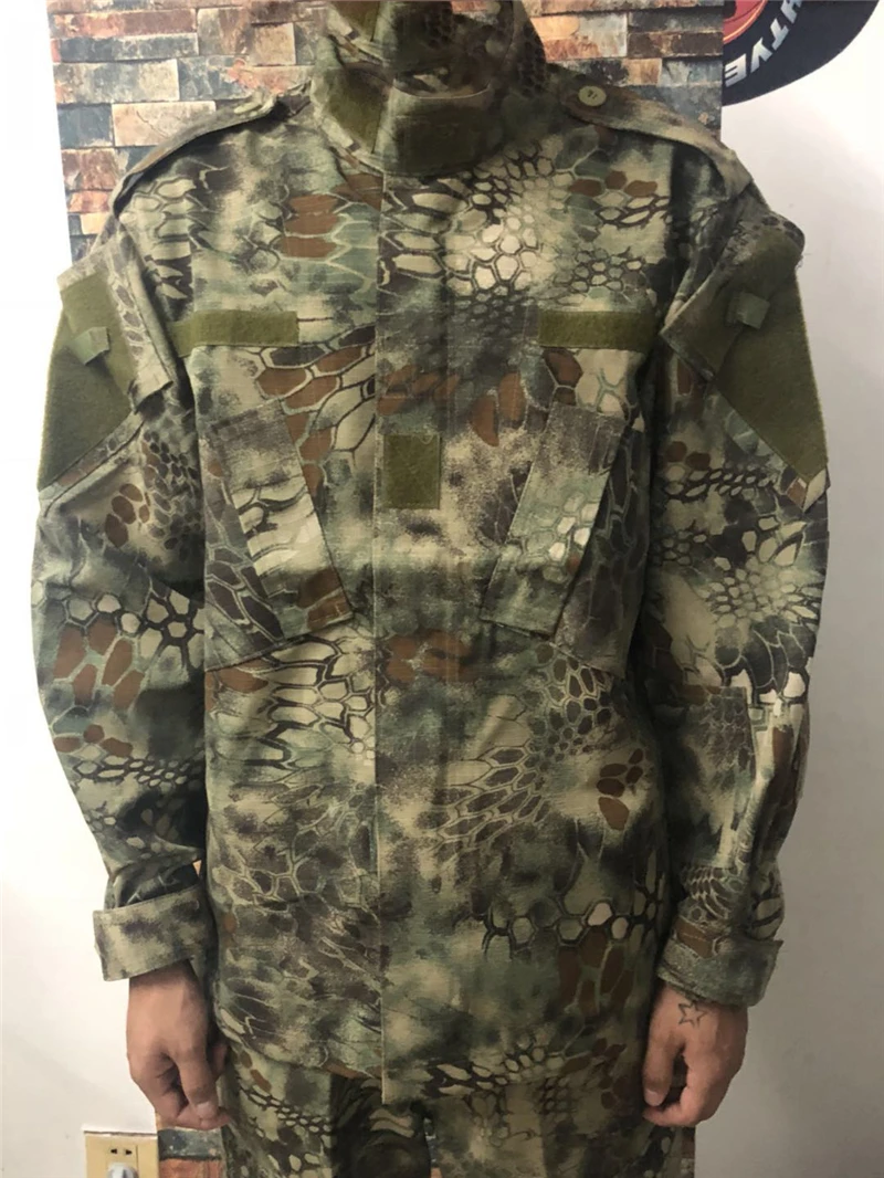 Color 4 set Армейский Камуфляжный мужской костюм плюс тактическая одежда военный солдат пустыня скаутские костюмы для мужчин Экипировка мужская одежда унисекс - Цвет: Color 4 set