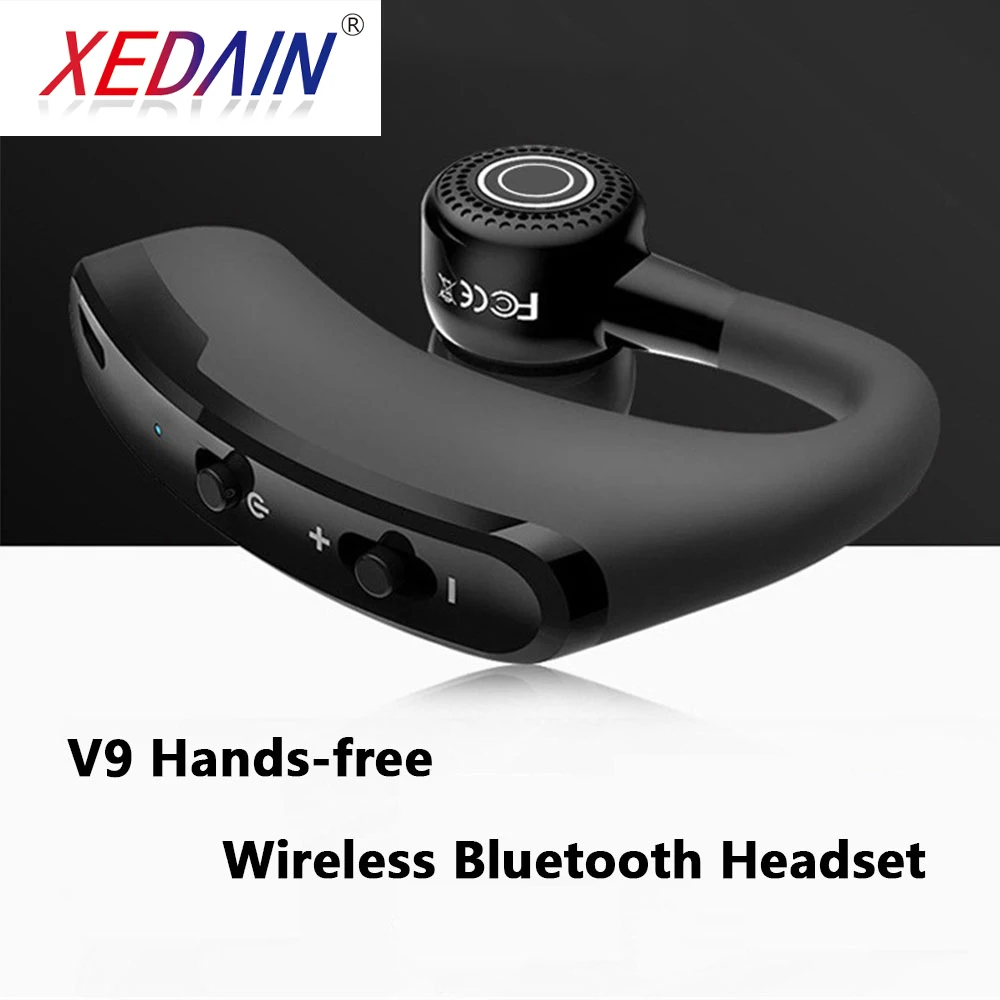 V9 Business Wireless Bluetooth-Compatible With Headphone Noise Cancelling Voice Control For iphone 11 12 Por iPad Mobile Phone |