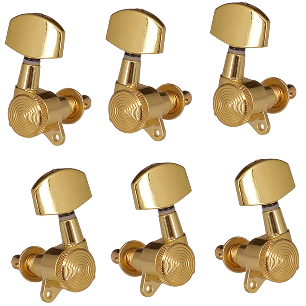 

3R3L Sealed Guitar Tuning Pegs Tuners Machine Heads For Guitar Gold