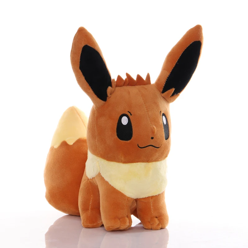 

1 шт. большой размер TAKARA TOMY 35 см анимация Покемон Eevee плюшевые игрушки кукла мягкие набивные животные игрушки для детей Подарки для детей