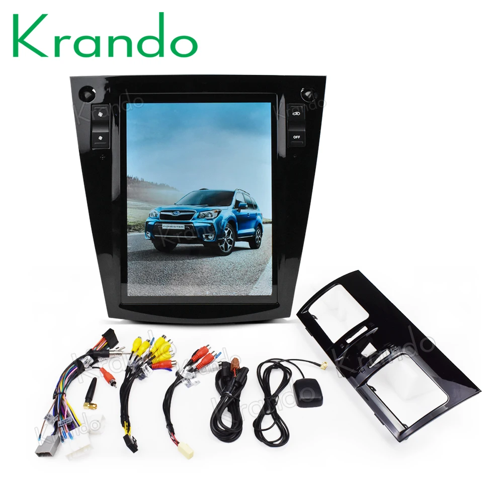 Krando Android 9 0 4G RAM 10 4 &quotTesla вертикальный экран автомобильный аудио плеер GPS для Subaru