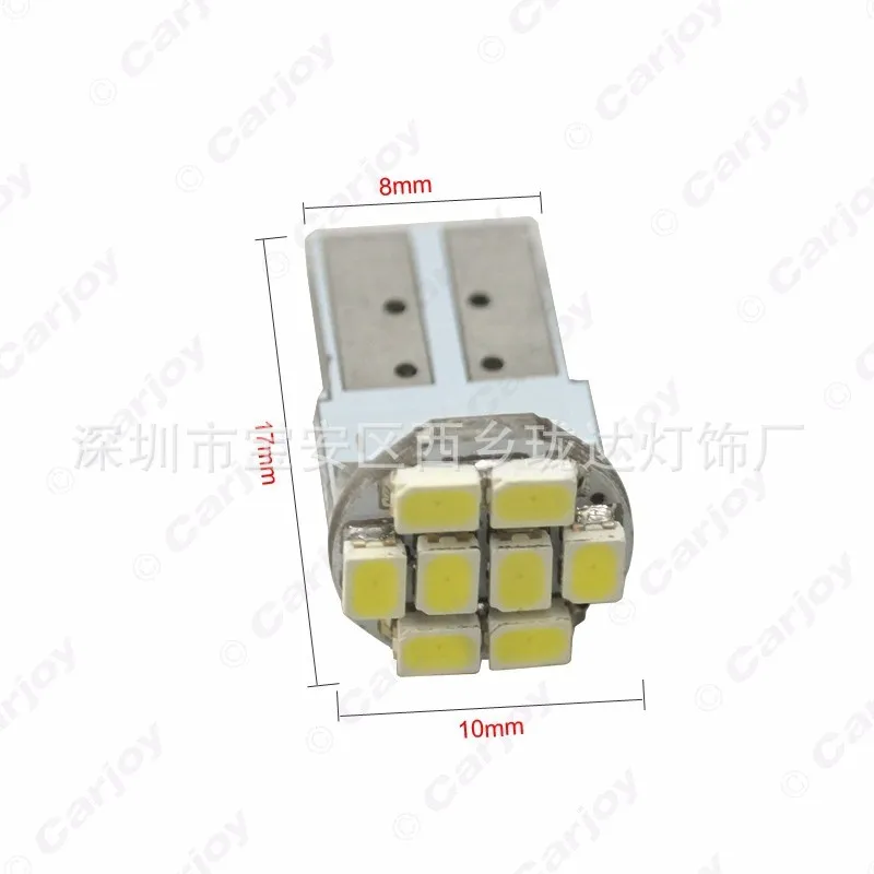 

Manufacturer Direct Sale Automobile LED Bulb 12V T108smd 1206 License Plate Lamp LED Lamp T10 LED Led Lights for Car