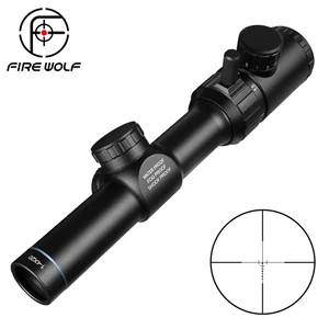 1-4X20 оптические прицелы красный зеленый крест прицел охотничий прицел с креплениями