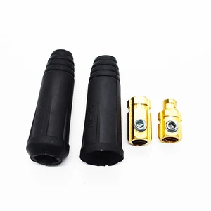 10-25 мм Европейского электрического сварочного аппарата, Быстрые соединители, фитинг, Кабельный соединитель-штекер 200 А DKJ10-252, 2 шт. в наборе