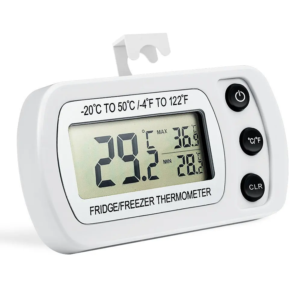 Home Digital LCD Indoor Convenient Temperature Sensor Humidity Gauge Thermometer Wireless Electronic For Refrigerator Freezer | Дом и сад