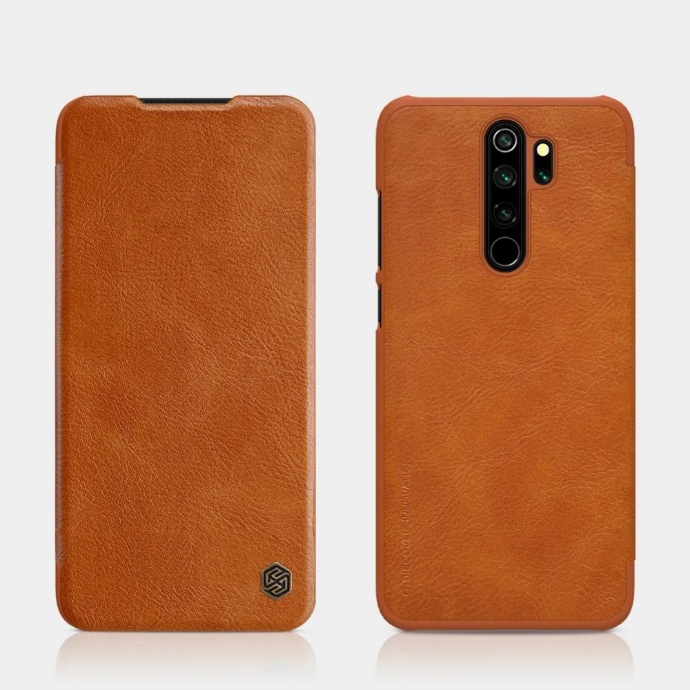Чехол для Xiaomi redmi note 8/redmi note 8 pro NILLKIN, откидная кожаная задняя крышка, чехол для redmi note 8 pro global с карманом для карт
