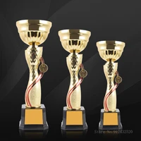 customizable trofeo champions trophy contest business metal coverless trophies award football trophies medal souvenir cup