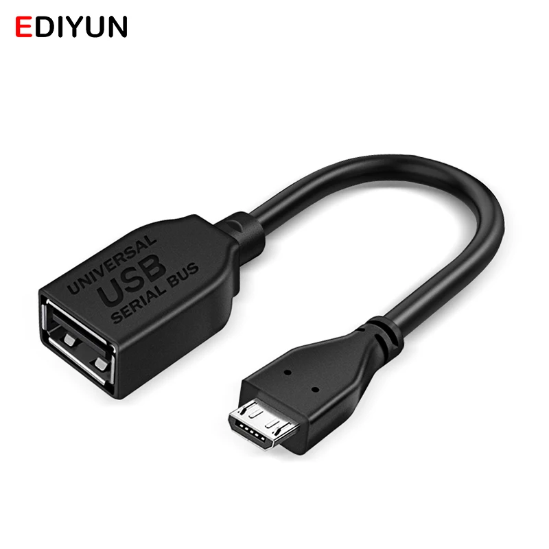 Micro USB OTG Cable Adapter for Xiaomi Redmi Note 5 for Samsung S6 S7 Edge S4 S3 or other Smart Phones Tables with OTG Functio