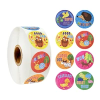 50 500pcs cute cartoon starfish stickers children reward label encouragement scrapbooking decoration stationery sticker
