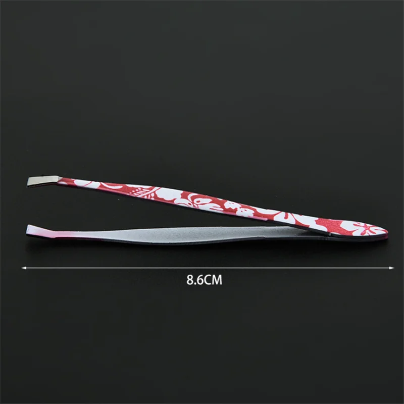 Новинка 1 шт. пинцет для бровей с цветком нержавеющая сталь удаления волос на лице