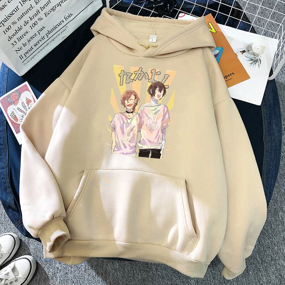 

New Anime Sweatshirts Bungo Stray Dogs Comics Cosplay Hoodies Men Women Harajuku Oversized Pullovers Boys Girls Gothic Clothing