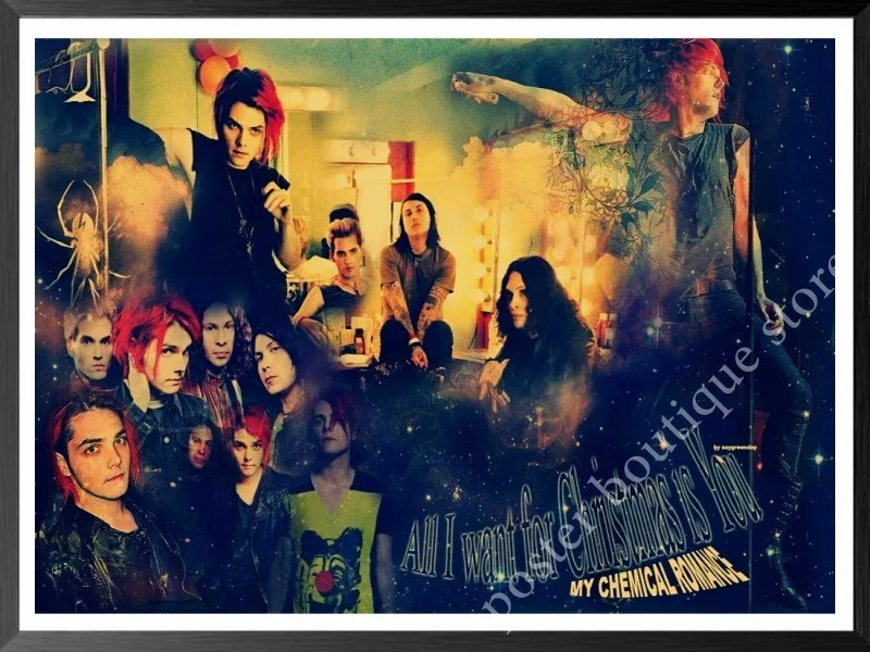 My Chemical Romance Band Классический Ностальгический матовый крафт бумага постер офисный