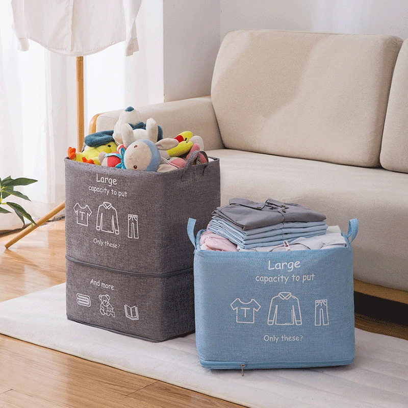 Складная корзина для грязной одежды Большая вместительная сумка хранения