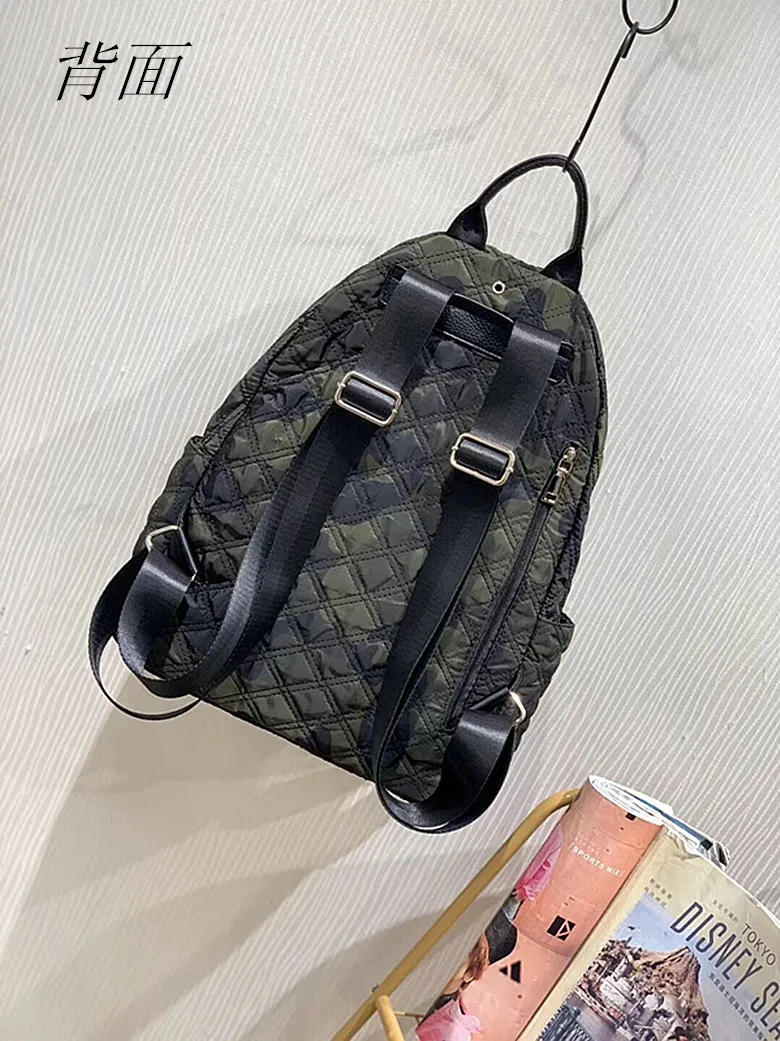 

Women Space Cotton Backpack Diamond Camouflage Large Capacity Female Backpacks School Bag for Teenagers Girls Travel Bag Mochila