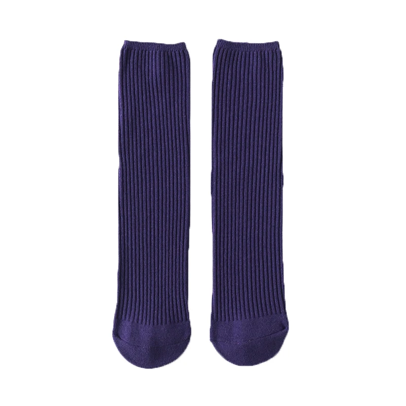 

Autumn Baby Socks Solid Warm Children Stockings Winter Boy Girls Knee High Sock Cotton Parent-Child Stocking Breathable Hose