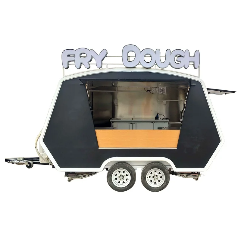 Новый дизайн Мобильный Свадебные прицеп для уличной еды корзину 4 колеса витрина