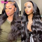 Парик 30 дюймов, HD, предварительно выплетенный, волнистый, на шнуровке, передний парик 13X4, бразильские, на шнуровке, передние человеческие волосы, парики для чернокожих женщин, дешевый парик на застежке 4X4