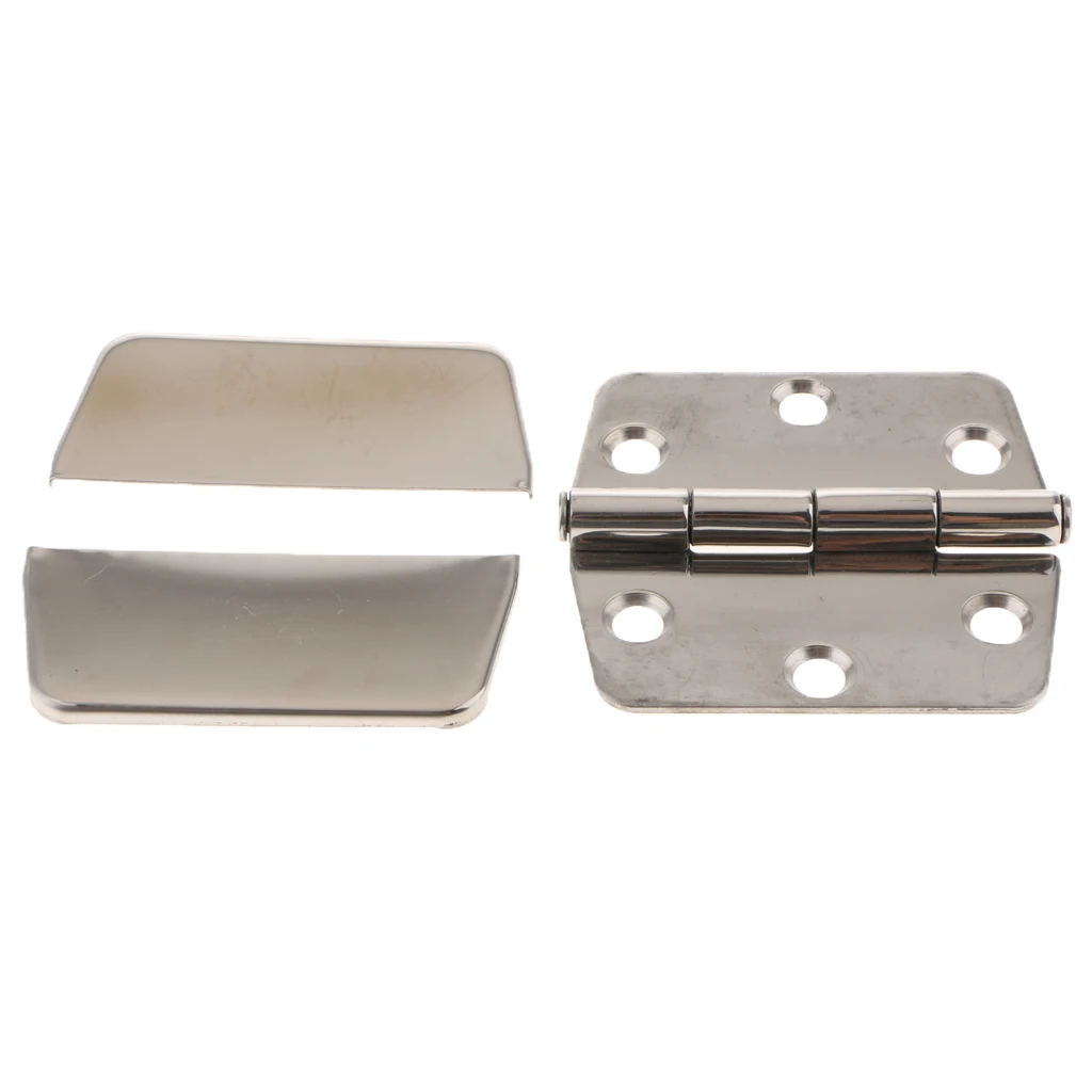 

Stainless Steel Door Hinge with Cover for Boat Yacht 76.2mm x 76.6mm / 3.0 x 3.0 inch Marine Hardware