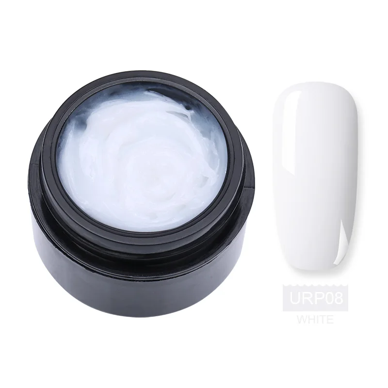 URP08 Ur Sugar, 15 мл, голографический блеск, полиэкстенсивный гель, французские ногти, прозрачный, Камуфляжный цвет, строитель, УФ-гель для ногтей, для наращивания пальцев - Цвет: URP08