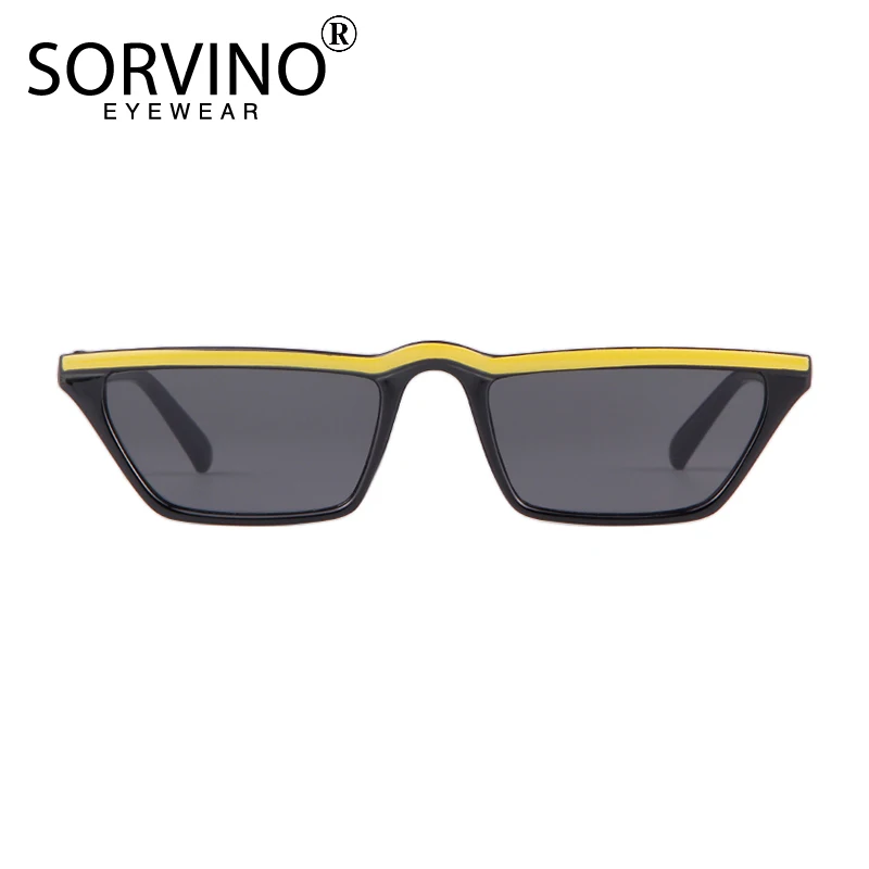 Сорвино 2021 ретро в красно белую полоску многоугольник солнцезащитные очки