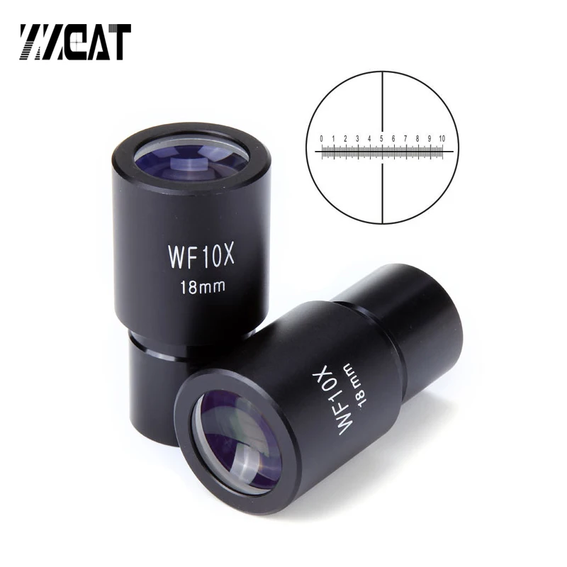 

WF10X/18mm 23.2mm Microscope Eyepieces Wide Field Eyepiece Optical Lens Microscopio Ocular for Biological Microscope