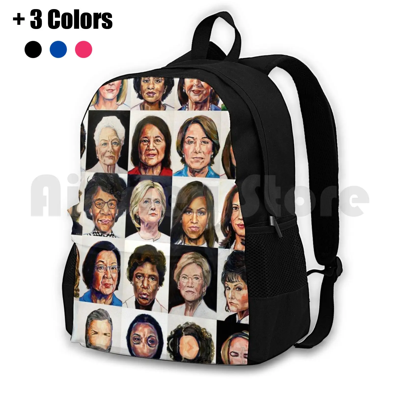 

Sheroes Outdoor Hiking Backpack Riding Climbing Sports Bag Womens Feminist