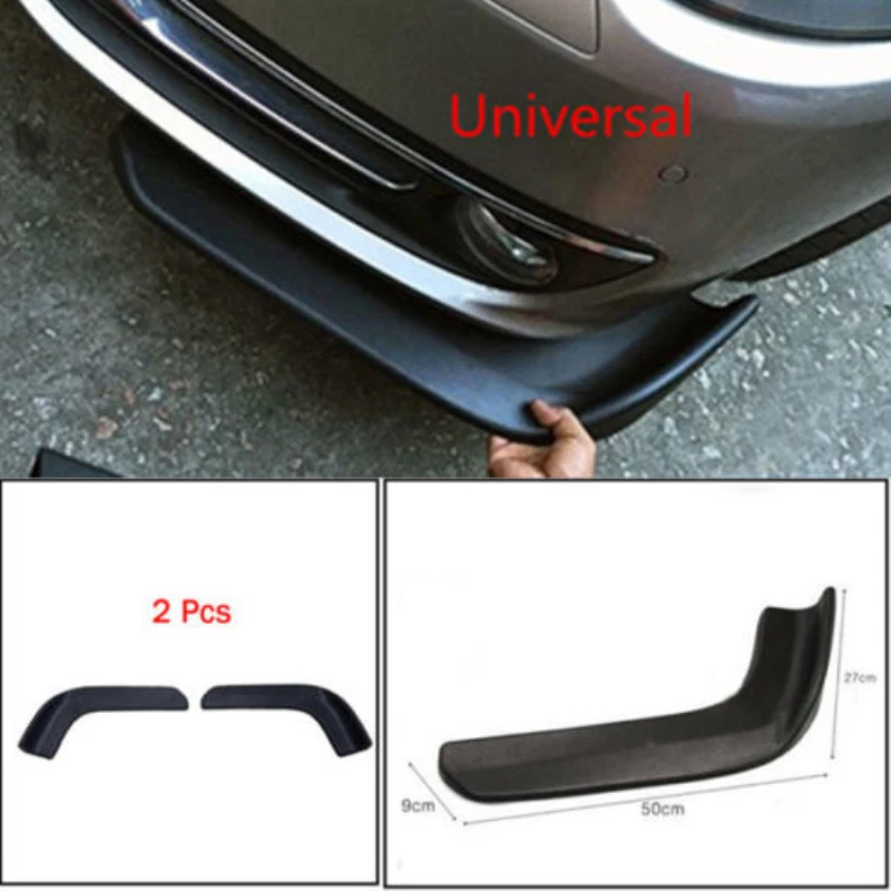 2X автомобильный бампер спойлер твист антицарапина сплиттер диффузор