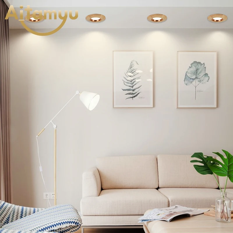 Скандинавские современные минималистичные Деревянные железные потолочные