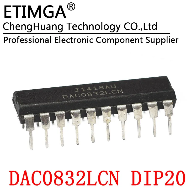 DAC0832LCN DAC0832 DIP-20 8-digital-аналоговый преобразователь