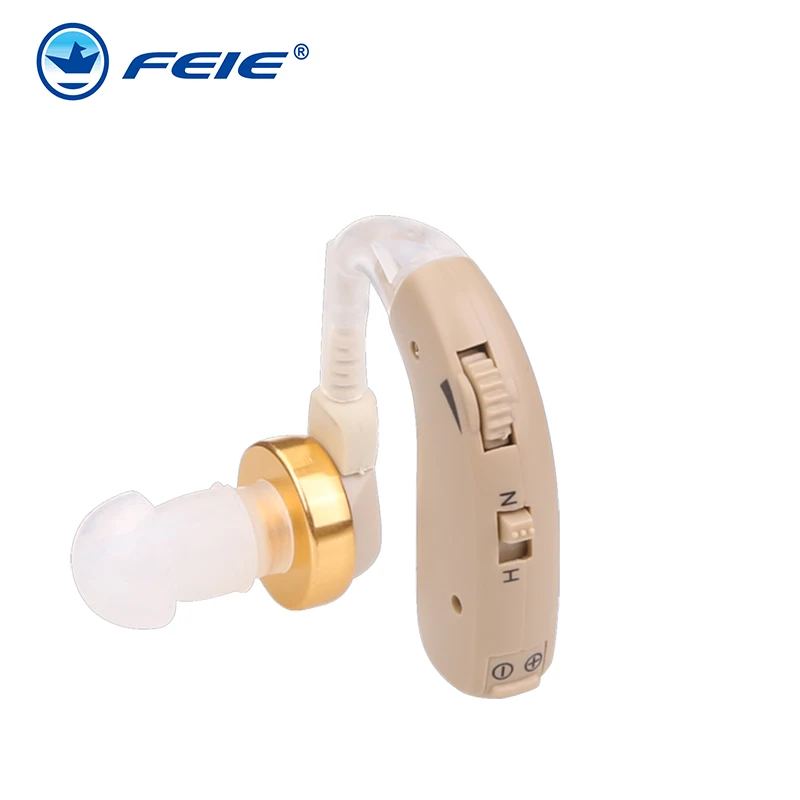 

2023 Wholesale S-136 Digital Hearing Aid Aids Kit Behind the Ear BTE Sound Voice Amplifier Wireless Sound Amplifier for the Deaf