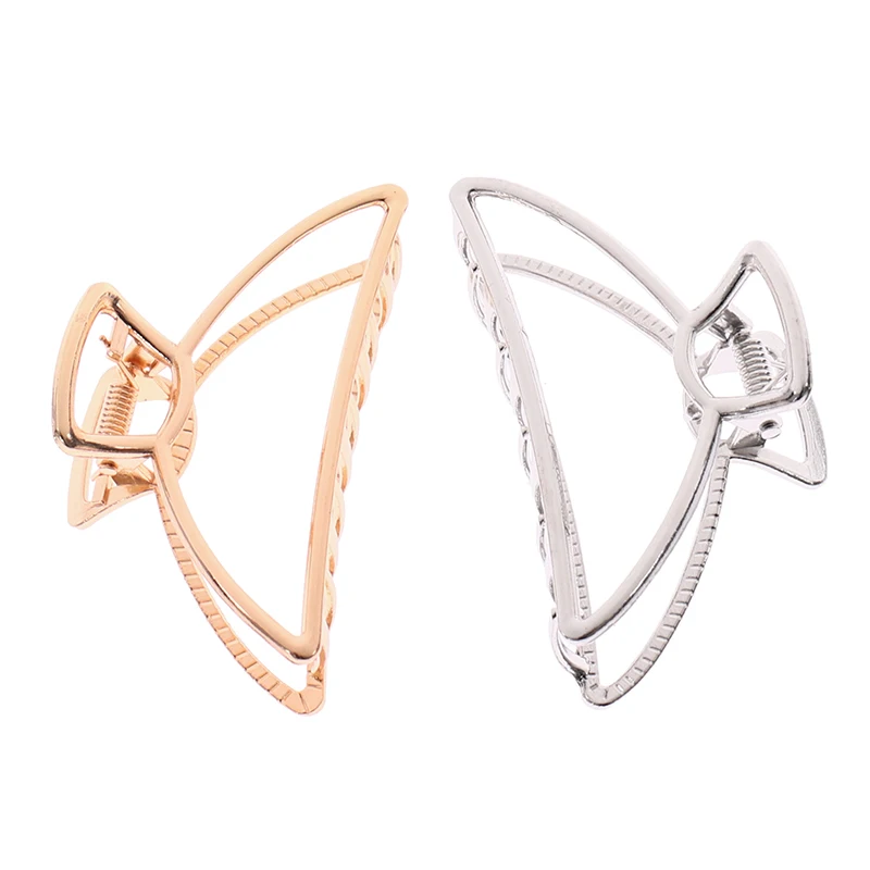

1PCS Geometric Hair Claw Cross Crab Bath Clip For Women Ladies Elegant Hair Accessories Fashion Girl Headwear