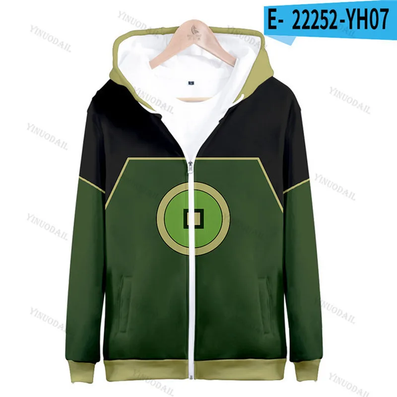 

4-14 T Kids Jacket Men Women Color Hoodies 2021 Spiring Autumn Cosplay Anime Zipper Sweatshirts Tops