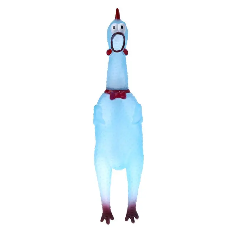 

Soft Luminous Screaming Chicken Squeeze Sound Decompression Toy Stress Reliever Y4UD