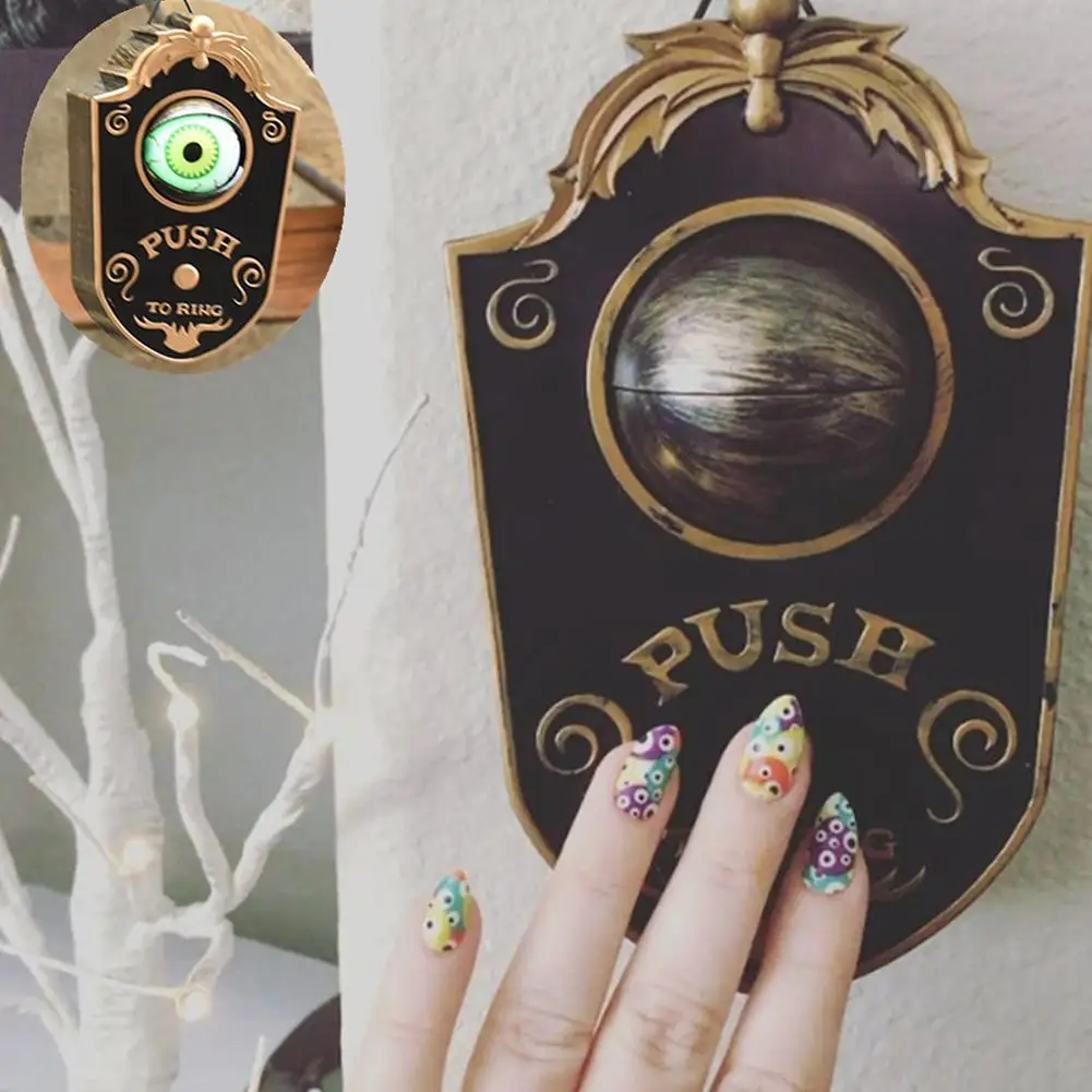 Вечерние дверные колокольчики на Хэллоуин сделай сам украшение реквизит