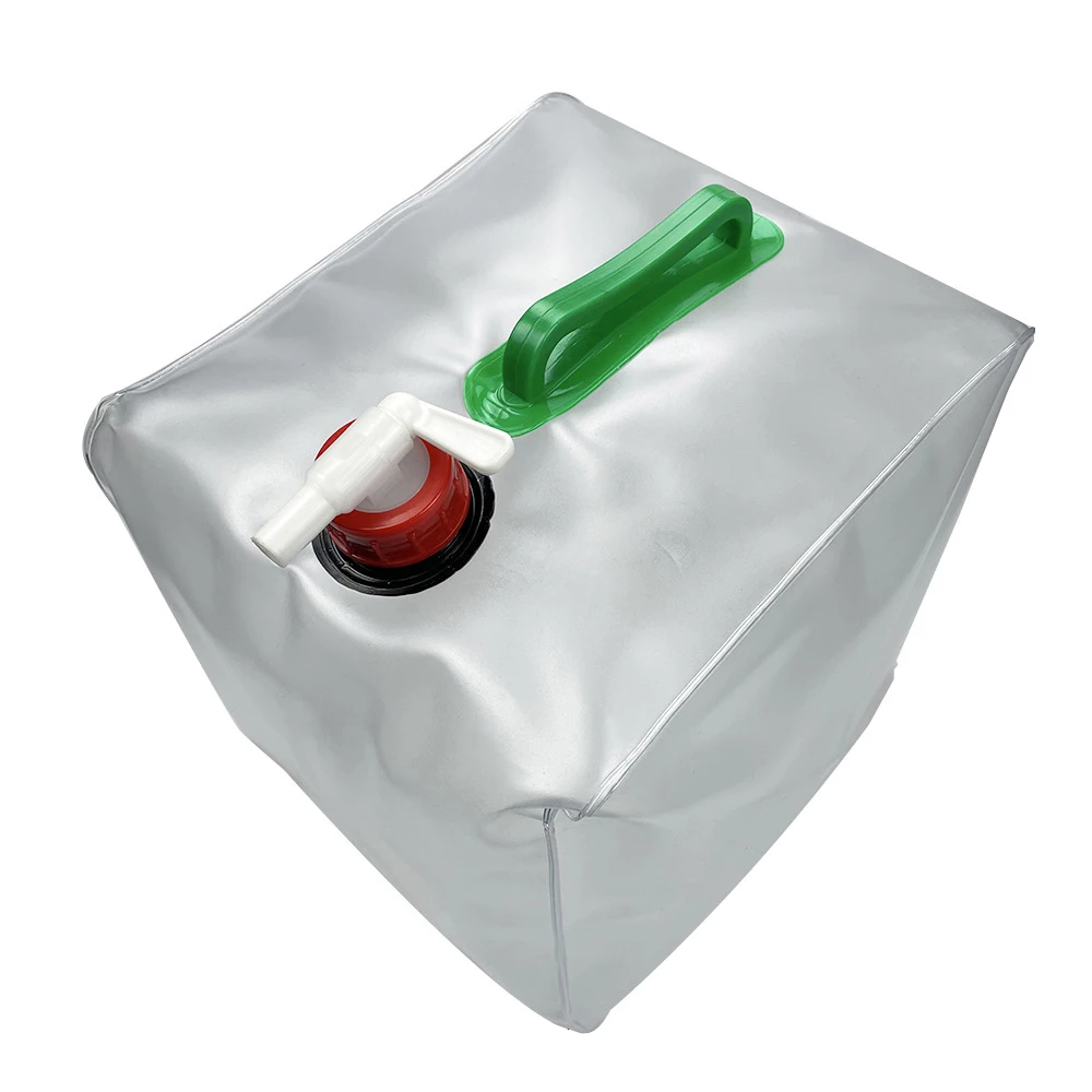 

10/20L Water Bag Portable Transparent PVC Outdoor Folding Water Storage Bag Bucket for Car Wash Camping Hiking Picnic