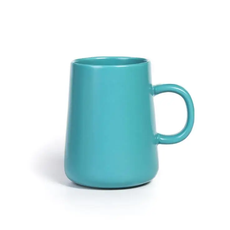 

TECHOME New Colorful Ceramic Mug Coffee Cup Home Office Cafe Drinking Cup Mug With Lid Round Cup 450ml Mug Gift Cup Big Capacity