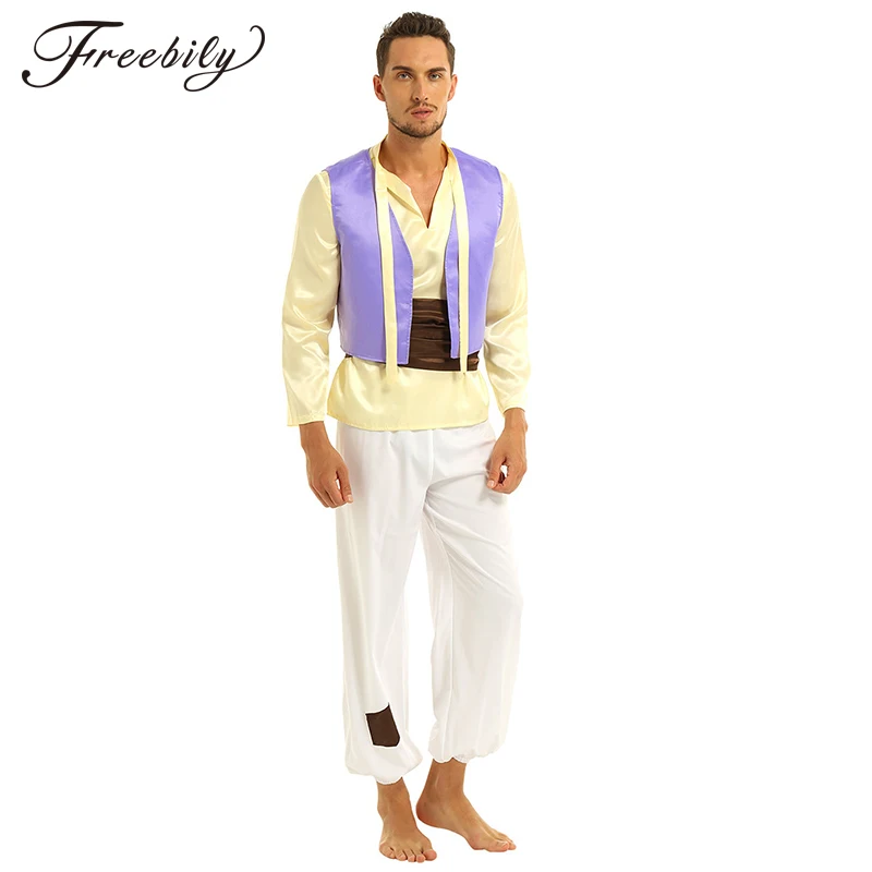 Костюм мужской для косплея на Хэллоуин комплект из 4 предметов майка с длинным