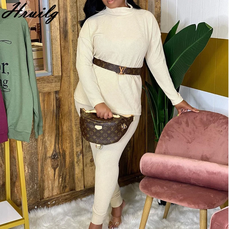 

Комплект из двух предметов для женщин, элегантный повседневный вязаный комплект в стиле пэчворк, с круглым вырезом и прямым рукавом, одното...